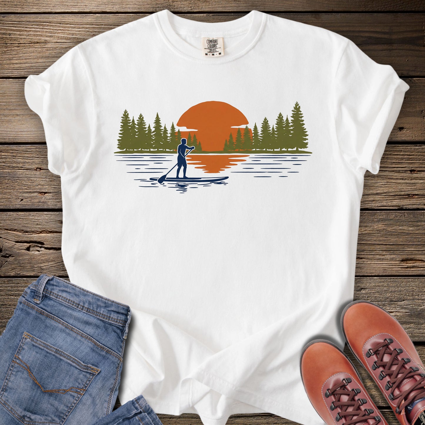 Paddleboard Sunset T-Shirt